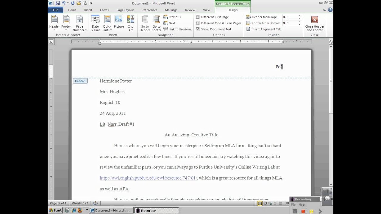 how to remove header and footer in word for mac 2011