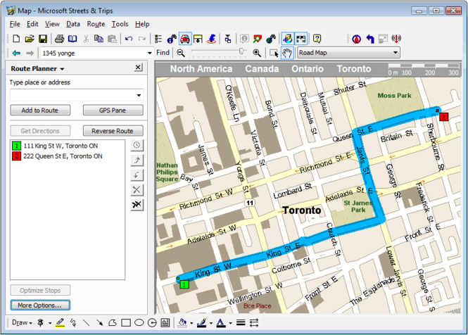 Microsoft Trips And Streets For Mac