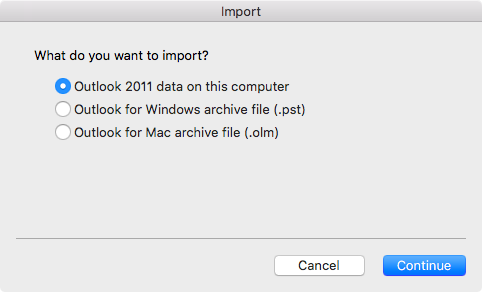 Microsoft Outlook Data File On Mac